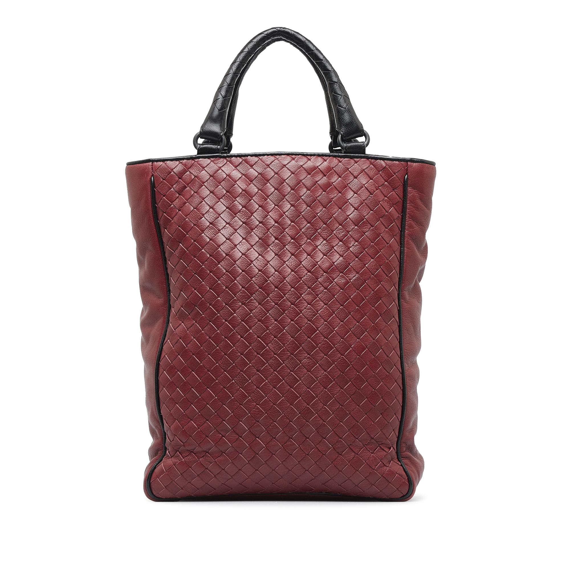 Bottega Veneta Intrecciato Satchel This satchel features a woven leather body, rolled leather - Image 3 of 11
