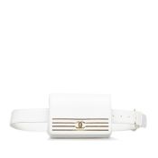 Chanel Captain Gold Belt Bag This belt bag features a quilted lambskin leather body, a flat
