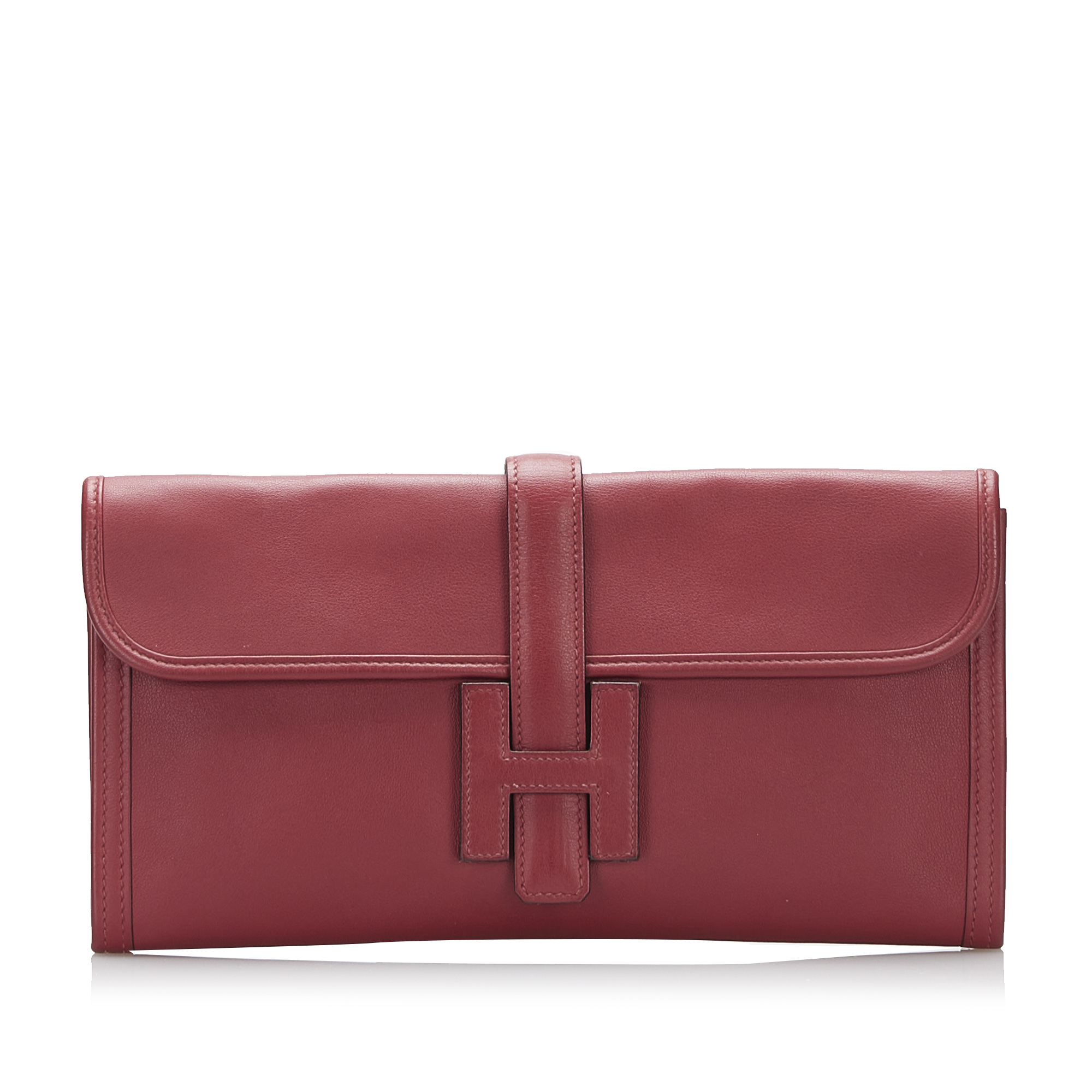 Hermes Swift Jige Elan The Jige Elan features a leather body, a top flap with a pull through