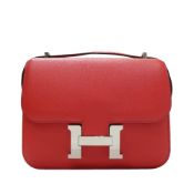 Hermes Epsom Mini Constance 18 The Constance 18 Mini features a leather body, an adjustable shoulder