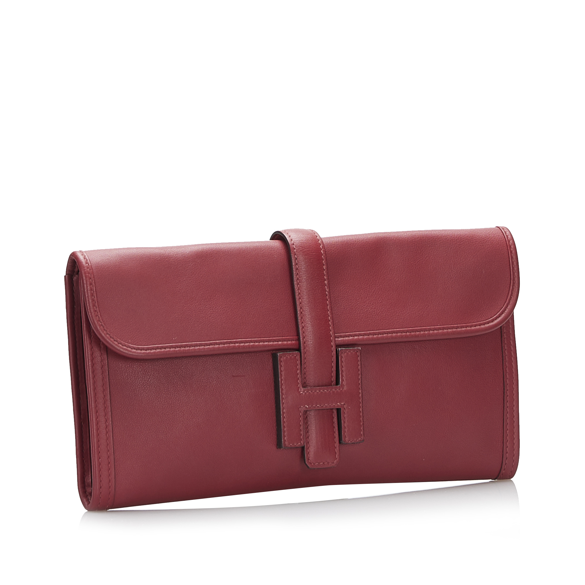 Hermes Swift Jige Elan The Jige Elan features a leather body, a top flap with a pull through - Image 2 of 9