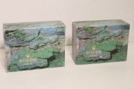 *To Be Sold Without Reserve* Rolex 2x outer boxes,*sold as seen*