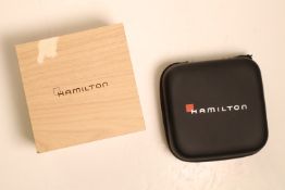 *To Be Sold Without Reserve* Hamilton Watch box and travel case,*sold as seen*