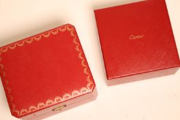 *To Be Sold Without Reserve* Cartier 2x Watch boxes,*sold as seen*