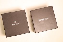 *To Be Sold Without Reserve* TAG Heuer 2x inner and outer watch boxes,*sold as seen*