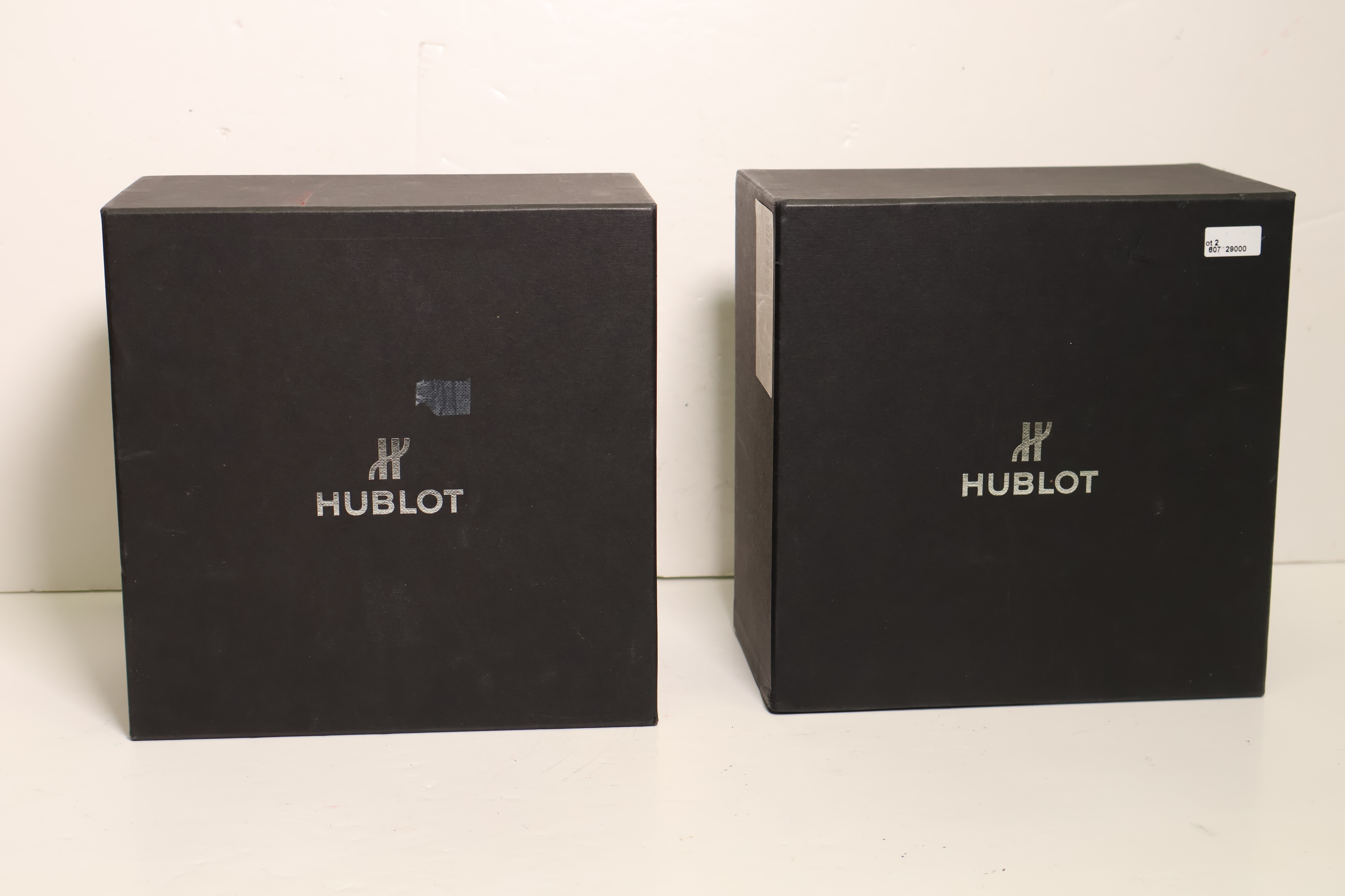 *To Be Sold Without Reserve* Hublot 2x Inner and outer watch boxes, *sold as seen*