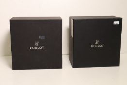 *To Be Sold Without Reserve* Hublot 2x Inner and outer watch boxes, *sold as seen*