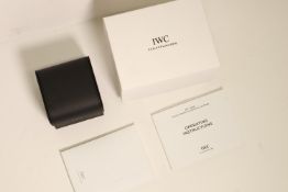 *To Be Sold Without Reserve* IWC Inner and outer watch box,*sold as seen*