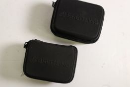 *To Be Sold Without Reserve* Breitling 2x Watch pouches,*sold as seen*