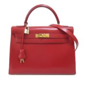 Hermes 1992 Box Calf Kelly 32