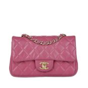 Chanel Mini Rectangular Classic Lambskin Single Flap