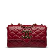 Chanel Small XL Quilted Lambskin Single Flap