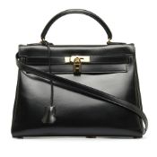 Hermes Box Calf Kelly Sellier 32