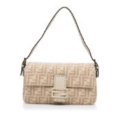 Fendi Zucca Wool Selleria Baguette
