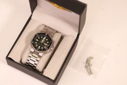 Kirby Morgan Diver Day & Date Quartz with box