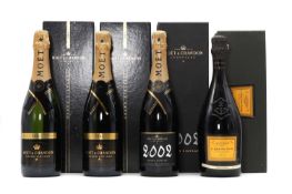 A selection of Champagnes