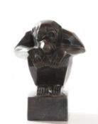 Art Deco Monkey