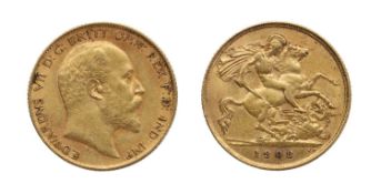 Coins, Great Britain, Edward VII (1901-1910),