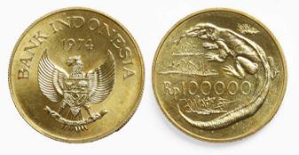 Coins, Indonesia,