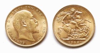 Coins, Great Britain, Edward VII (1901-1910),