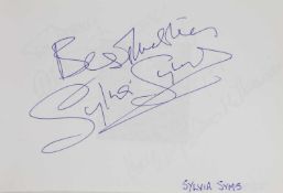 An autograph album,