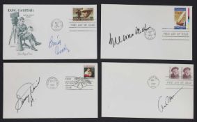 Approximately fifty signed USA first day covers,