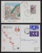 De Gaulle signed first day cover,