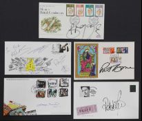 Twelve music signed first day covers,