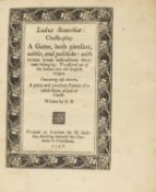[Blochino, G]: Ludus Scacchiae: