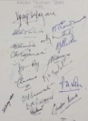 A quantity of cricket autographs,