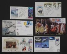 Approximately fifty miscellaneous signed first day covers,