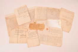 CIVIL WAR document on vellum: