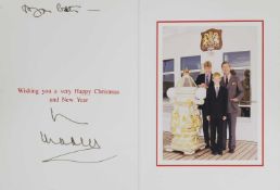 Prince Charles 1997 Christmas card,