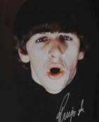 Ringo Starr signed 10 x 7in photo,