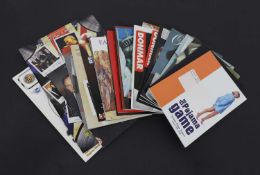 A large quantity of music and theatre programmes,
