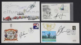 Approximately fifty sport signed first day covers,