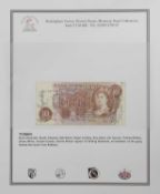 The Great Train Robbery 10-shilling note,