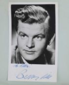 An autograph album, mostly actors and entertainers,