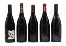 A selection of Rhone red wines