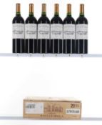 A selection of Bordeaux red wines
