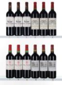 A selection of Bordeaux red wines, 2005
