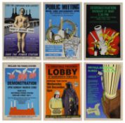 A collection of Battersea Power Station posters