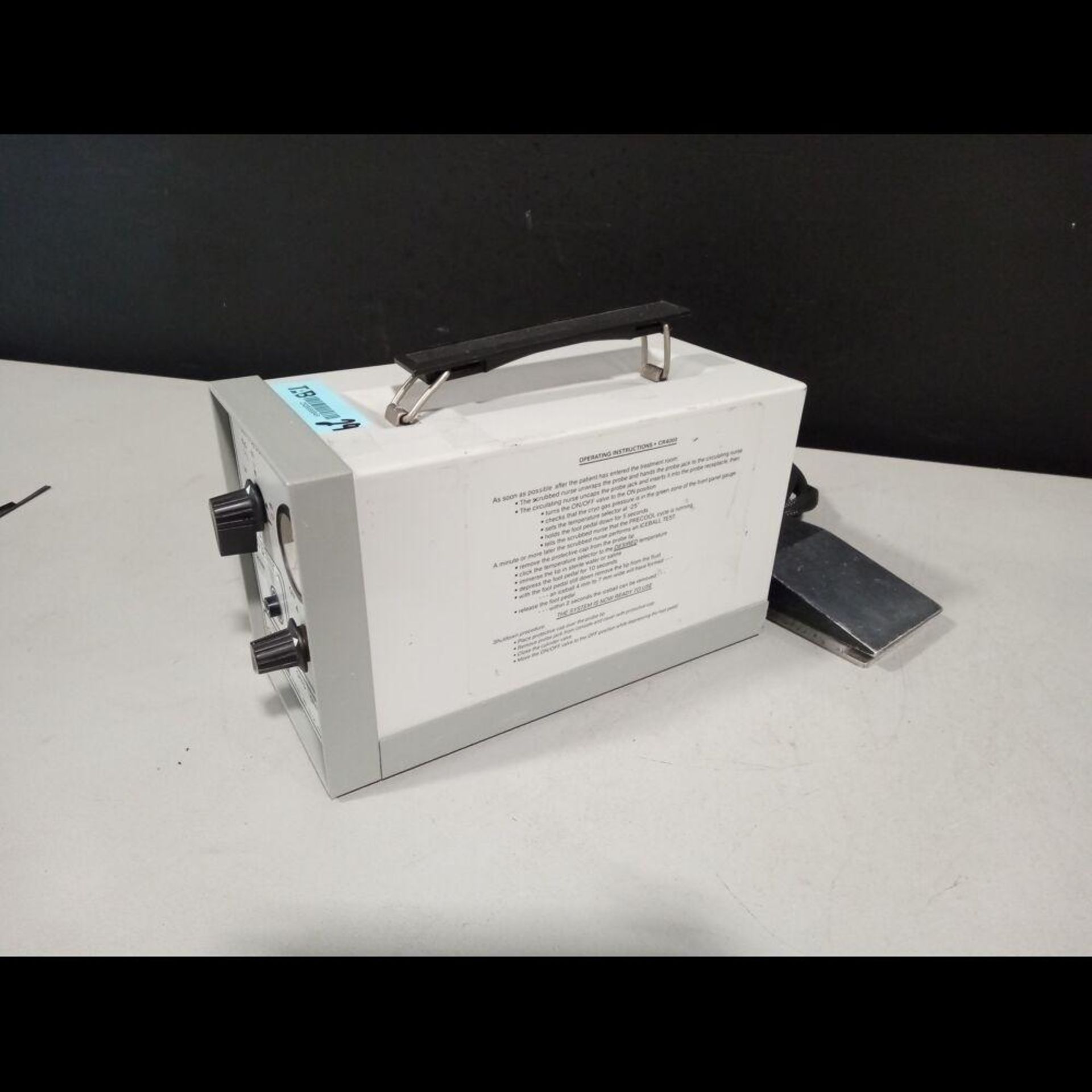 MIRA CRYO CR4000 OPTHALMIC CRYOSURGICAL UNIT - Image 2 of 4