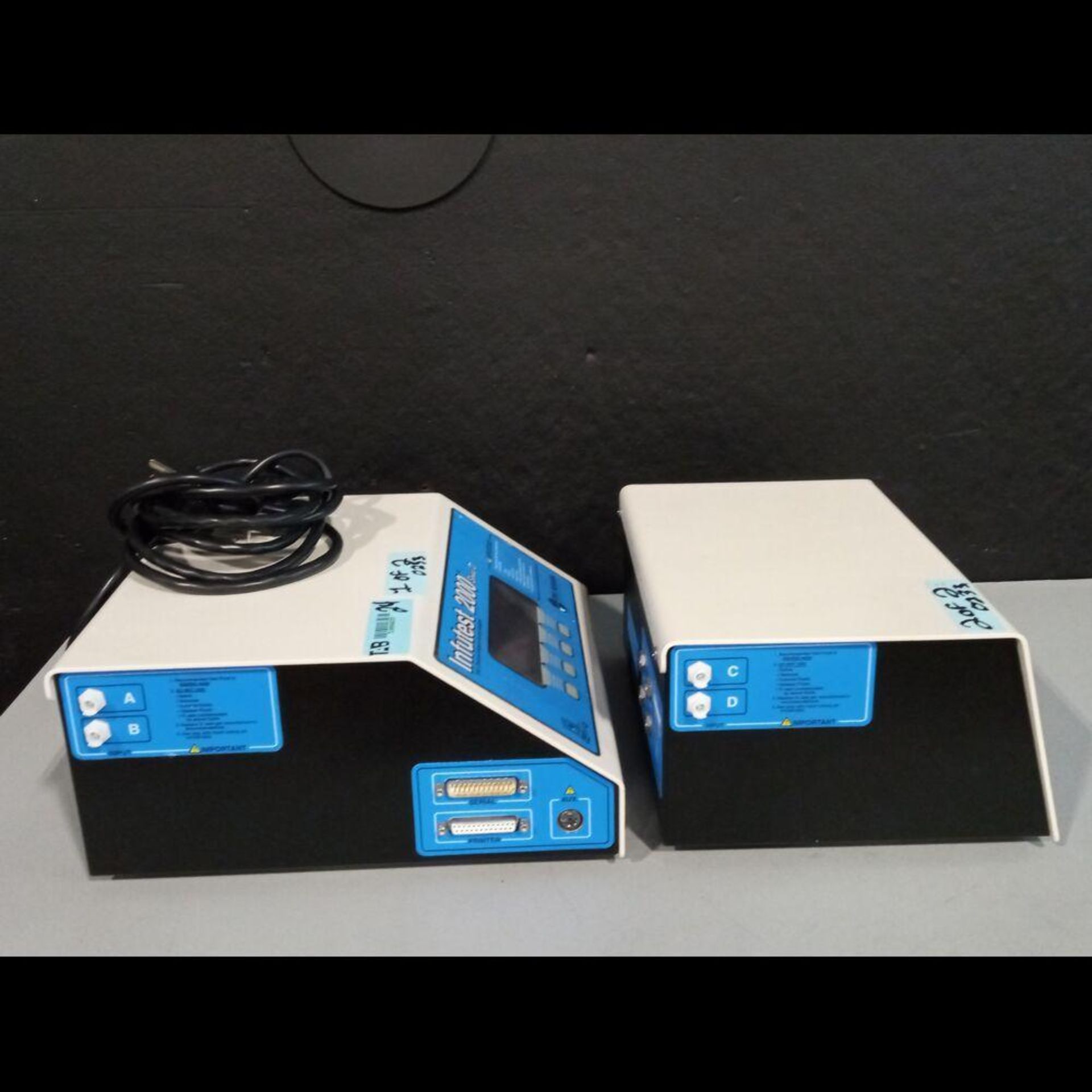 DNI NEVADA INFUTEST 2000 SERIES D DUAL CHANNEL INFUSION DEVICE ANALYZER & REMOTE SENSOR MODULE - Image 4 of 4