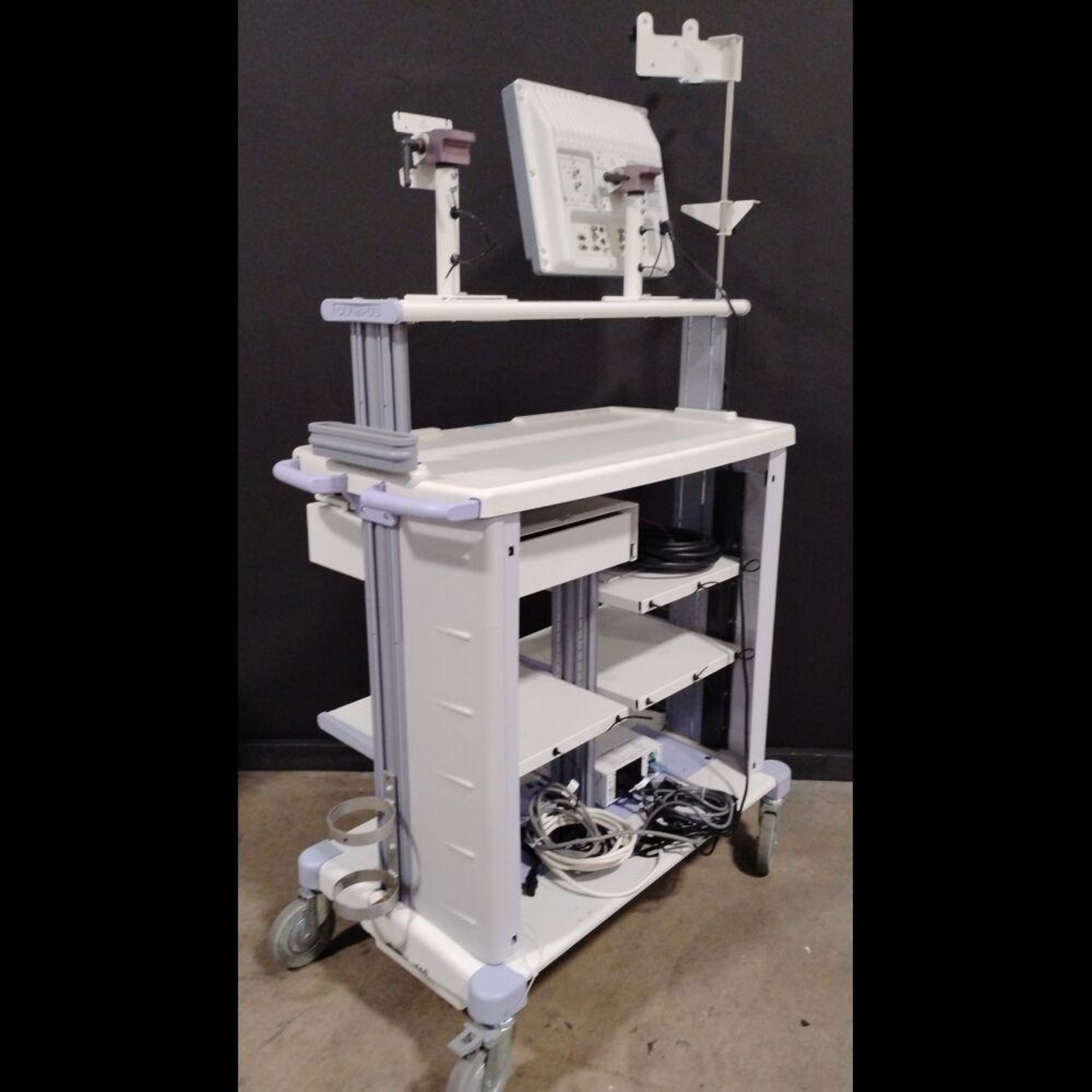 OLYMPUS OEV191H MONITOR WITH WM-D ENDOSCOPY CART - Image 2 of 4