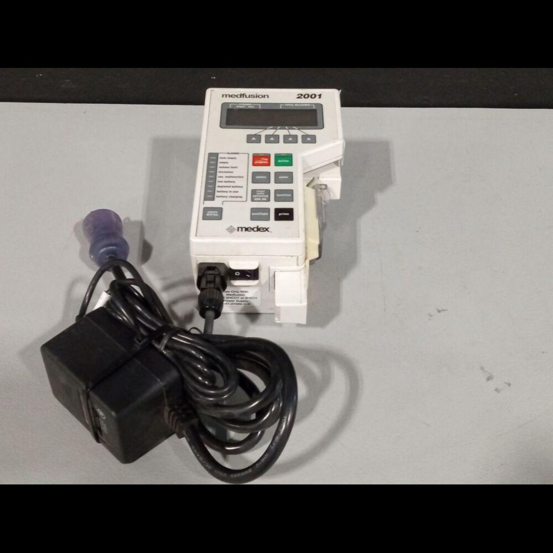 MEDEX INC. MEDFUSION 2001 INFUSION PUMP