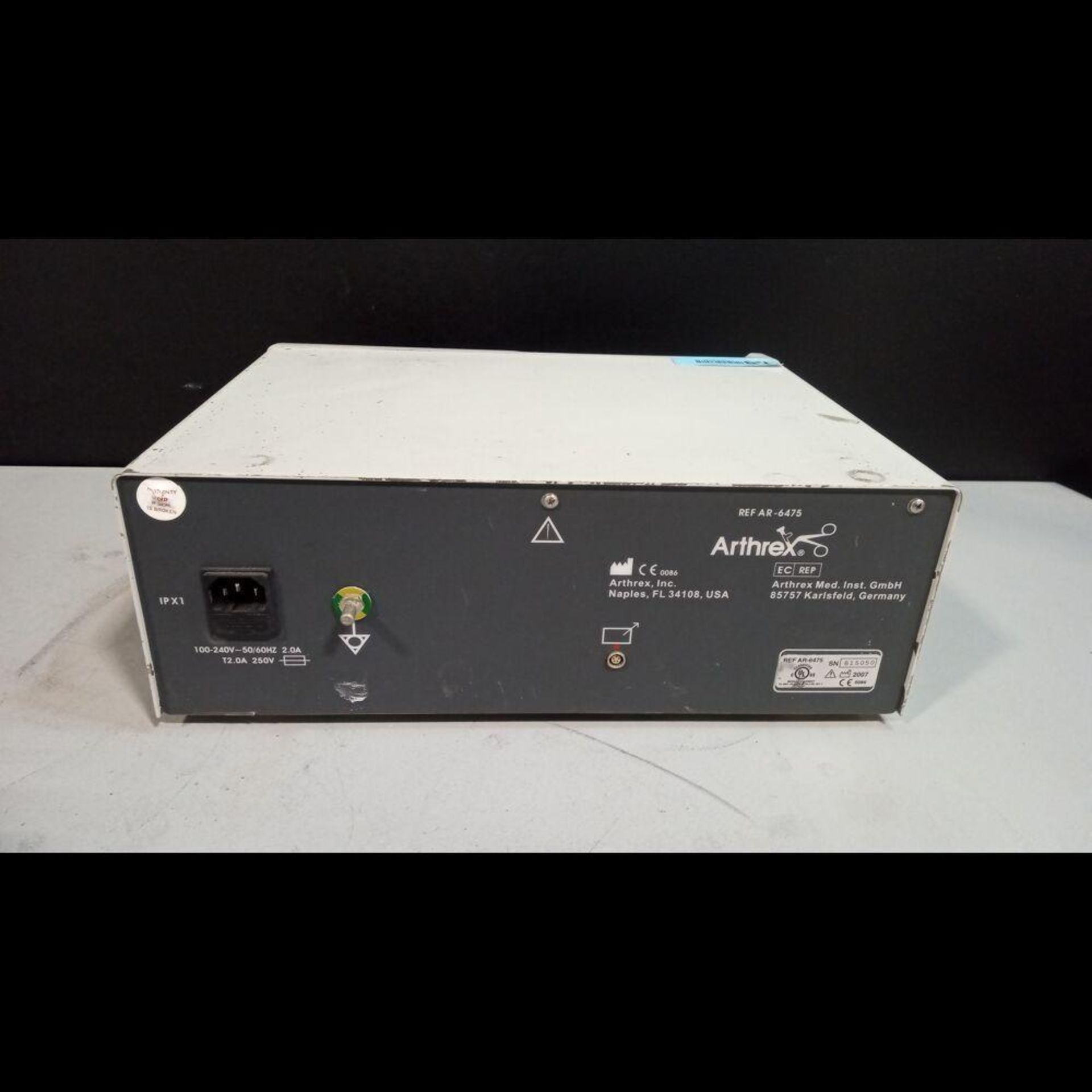 ARTHREX AR-6475 ARTHROSCOPY PUMP - Image 3 of 4