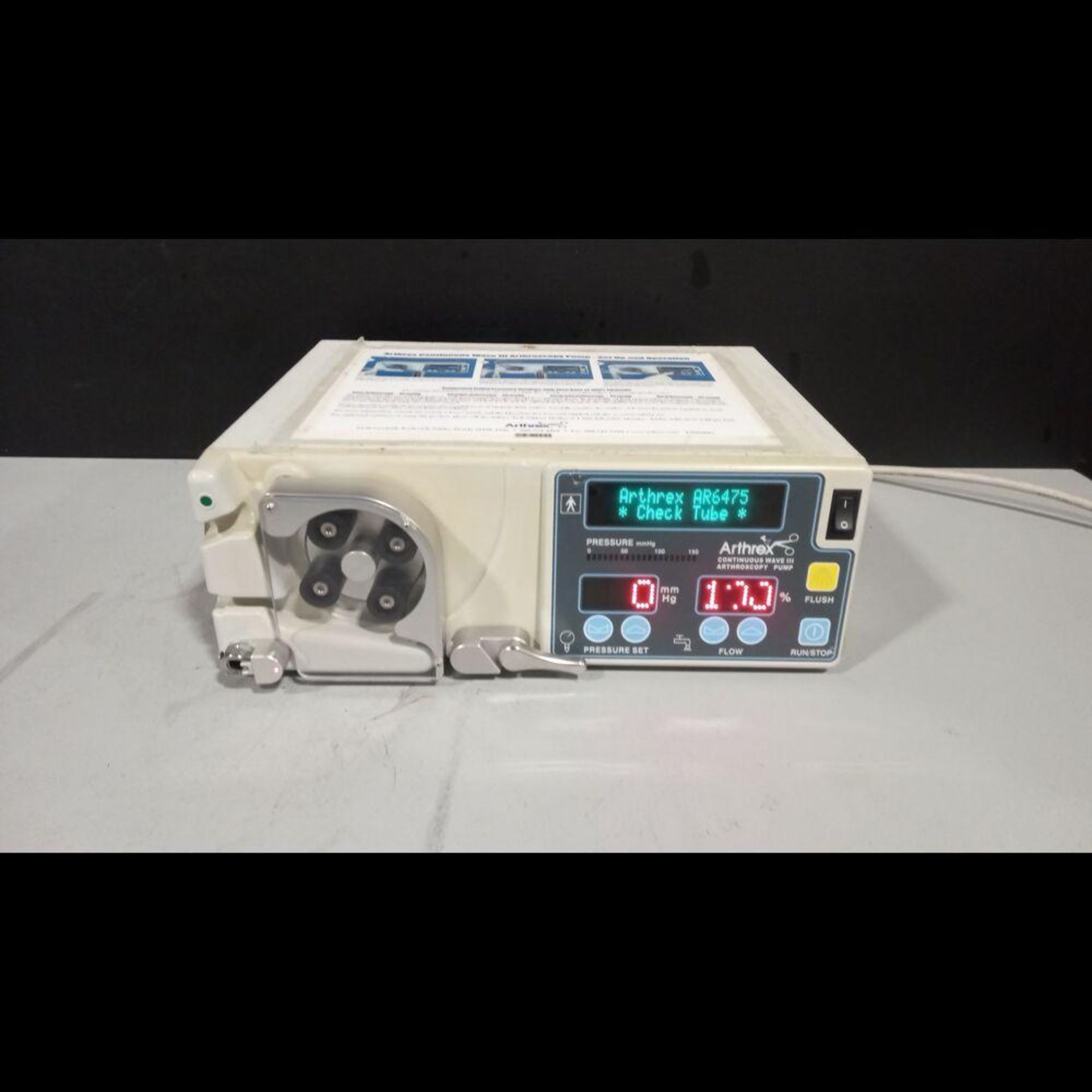 ARTHREX AR-6475 CONTINUOUS WAVE II ARTHROSCOPY PUMP