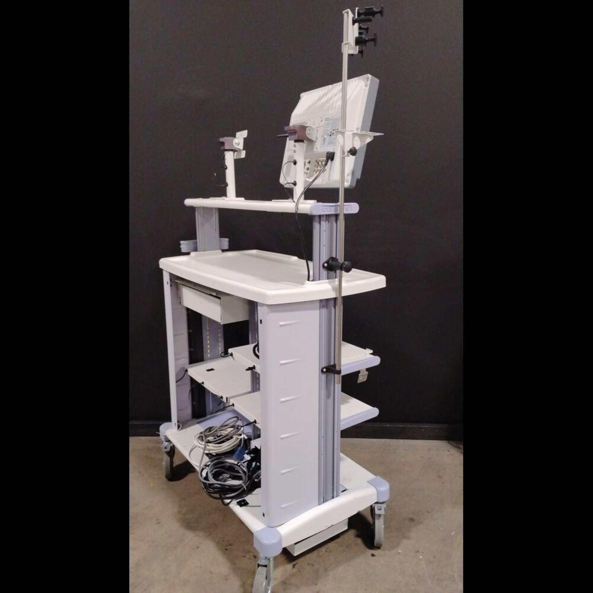 OLYMPUS OEV191H MONITOR WITH WM-D ENDOSCOPY CART - Image 3 of 4