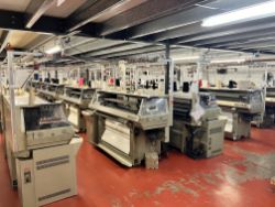 Shima Seiki SES / SEC Knitting Machines, Doosan Forklift Truck & "Airstream" type Catering Trailer